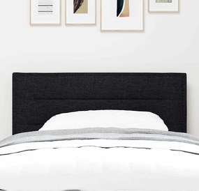 vidaXL Κεφαλάρι Μαύρο 90 cm ύφασμα