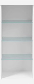vidaXL Μπουφές με Φώτα LED Λευκός 41 x 37 x 100 εκ.