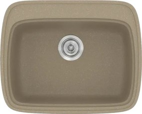 Sanitec Classic 313 (58×50) - Γρανιτένιος νεροχύτης - Granite Taupe