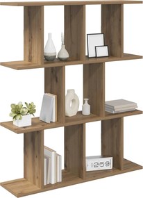vidaXL Ράφι Τοίχου Artisan Δρυς 80 x 20 x 96 εκ. Επεξεργασμένο Ξύλο