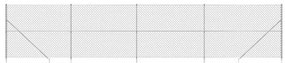 vidaXL Συρματόπλεγμα Περίφραξης Ασημί 1,6 x 10 μ. με Καρφωτές Βάσεις