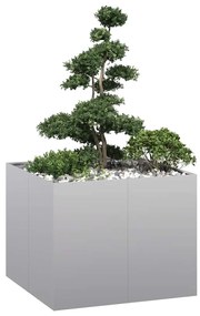 vidaXL Ζαρντινιέρα 100x100x80 εκ. από Γαλβανισμένο Ατσάλι