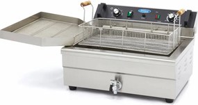 Deep Fryer - 20L - 1 Basket - with Drain Tap