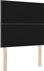 vidaXL LED κεφαλάρι Taupe ύφασμα
