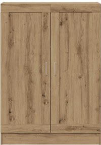 vidaXL Βιβλιοθήκη Artisan Δρυς 82,5x30,5x115 εκ. Επεξεργασμένο Ξύλο