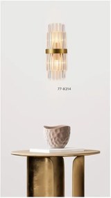 Φωτιστικό Τοίχου - Απλίκα M6619-A2 TORRENT BRUSHED GOLD WALL LAMP Γ3 - 21W - 50W - 77-8214