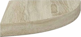 vidaXL Ράφια Τοίχου 2 τεμ. Χρώμα Δρυός 25x25x3,8 εκ. από MDF