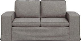 vidaXL Καναπές Taupe 162 x 80 x 82 εκ ύφασμα