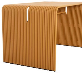 ΤΡΑΠΕΖΙ ΤΡΑΠΕΖΑΡΙΑΣ ΣΕΙΡΑ INTREPID HM6330.07 ΑΛΟΥΜΙΝΙΟ ΜΟΥΣΤΑΡΔΙ 120x70x70.5Υεκ.