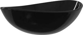 vidaXL Νιπτήρας Μαύρος 54,5 x 35 x 15,5 εκ.