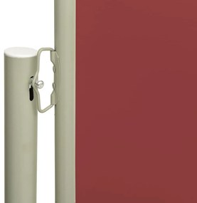 Σκίαστρο Πλαϊνό Συρόμενο Βεράντας Κόκκινο 117 x 500 εκ. - Κόκκινο