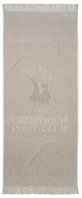 Πετσέτα Θαλάσσης 3734 70x170 Light Grey Greenwich Polo Club Beach 70x170cm 100% Βαμβάκι