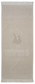 Πετσέτα Θαλάσσης 3734 70x170 Light Grey Greenwich Polo Club Θαλάσσης 70x170cm 100% Cotton