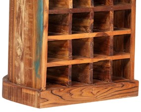 vidaXL Ραφιέρα/Σταντ Κρασιών 50x40x180 εκ. από Μασίφ Ανακυκλωμένο Ξύλο