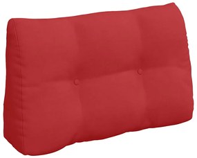 vidaXL Μαξιλάρι Πλάτης Κόκκινο 80 x 24 x 50 εκ ύφασμα