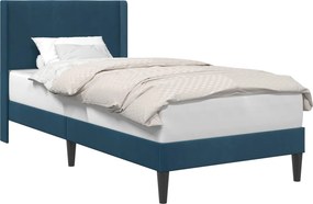 vidaXL Σκελετός Κρεβατιού Μπλε 80 x 200 cm Βελούδο