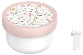 Φαγητοδοχείο Με Καπάκι + Πιρούνι (Σετ) Little Dutch Flowers &amp; Butterflies MEP107430065243
