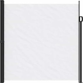 vidaXL Σκίαστρο Πλαϊνό Συρόμενο Λευκό 200 x 600 εκ.