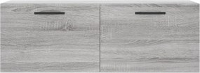 vidaXL Ντουλάπι Τοίχου Γκρι Sonoma 100x36,5x35 εκ. Επεξεργασμένο Ξύλο
