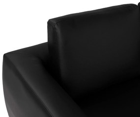 Πολυθρόνα KENZIE C3121.11 με PU Μαύρο 89x81x81 εκ. 89x81x81 εκ.
