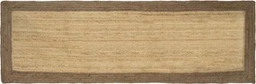 vidaXL Χαλί Περιοχής Γκρι 80 x 250 cm Γιούτα