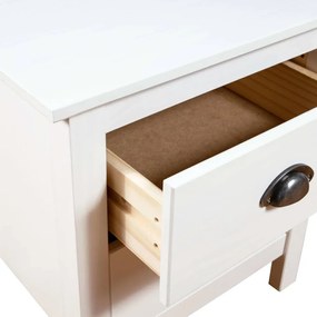 vidaXL Κομοδίνα Hill 2 Τεμ. 46 x 35 x 49,5 εκ. από Μασίφ Ξύλο Πεύκου