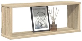 vidaXL Ράφια Κύβοι Τοίχου 4 τεμ. Sonoma Δρυς 60x15x23 εκ. Επεξ. Ξύλο