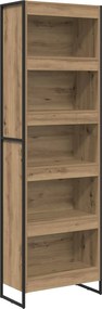 vidaXL Βιβλιοθήκη 60 x 30 x 189,5 εκ Επεξεργασμένο ξύλο