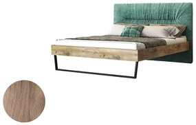Intrahome Κρεβάτι "JARDIN" διπλό σε χρώμα καρυδί 160x200 Intrahomesa-00652398