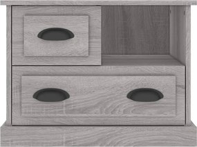 vidaXL Κομοδίνο Γκρι Sonoma 60x39x45 εκ.