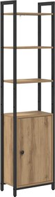 vidaXL Βιβλιοθήκη 6 επιπέδων 40 x 24 x 161 εκ Επεξεργασμένο ξύλο