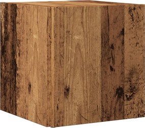 vidaXL Side Table 33 x 33 x 34 cm Engineered wood Παλαιωμένο ξύλο