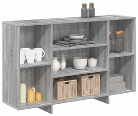 vidaXL Ντουλάπι Γκρι Sonoma 120x30x75 εκ. από Επεξεργ. Ξύλο