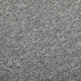 vidaXL Χαλί 20 pcs Γκρι 50 x 50 cm 100% Πολυπροπυλένιο