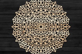 Intra απο ξύλο plywood 3mm-4mm πάχος Τρισδιάστατη Mandala Δίασταση 30x30 cm INTRAFABR-74281527