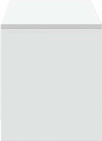 vidaXL Ντουλάπι TV με led Λευκό 140 x 34 x 40 εκ Επεξεργασμένο ξύλο
