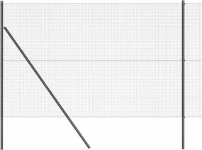 vidaXL Στύλος Περιφράξεων Γκρι 50 x 1,4 μ (19 x 19 mm πλέγμα)