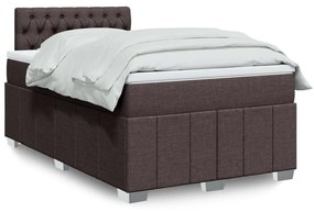 ΚΡΕΒΑΤΙ BOXSPRING ΜΕ ΣΤΡΩΜΑ ΣΚΟΥΡΟ ΚΑΦΕ 120X190 ΕΚ ΥΦΑΣΜΑΤΙΝΟ 3289317