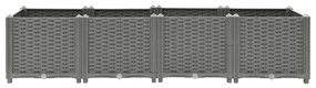 vidaXL Ζαρντινιέρα 160 x 40 x 38 εκ. από Πολυπροπυλένιο