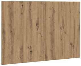vidaXL Κεφαλάρι κρεβατιού Δρυς τεχνίτης 120x1,5x80 cm