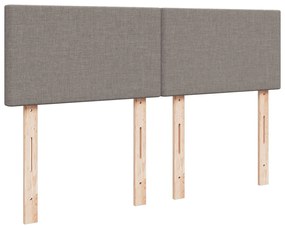 ΚΡΕΒΑΤΙ BOXSPRING ΜΕ ΣΤΡΩΜΑ TAUPE 140X200 ΕΚ. ΥΦΑΣΜΑΤΙΝΟ 3287476