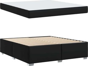 vidaXL Σκελετός Κρεβατιού Μαύρο 180 x 200 cm ύφασμα