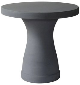Τραπέζι Concrete Cement Grey Ε6206 D.80 H.75cm