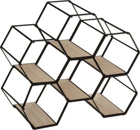 Μπουκαλοθήκη 6 Θέσεων (26x15x29.5) A-S Hexa 173416
