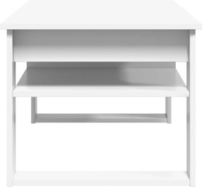 vidaXL Τραπεζάκι σαλονιού Λευκό 96 x 54 x 44 εκ Επεξεργασμένο ξύλο
