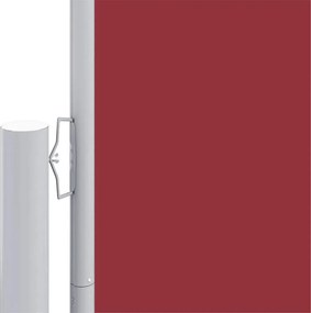 vidaXL Σκίαστρο Πλαϊνό Συρόμενο Κόκκινο 200 x 1200 εκ.