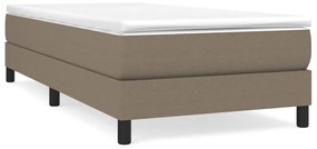 ΚΡΕΒΑΤΙ BOXSPRING ΜΕ ΣΤΡΩΜΑ TAUPE 90X190 ΕΚ.ΥΦΑΣΜΑΤΙΝΟ 3144041