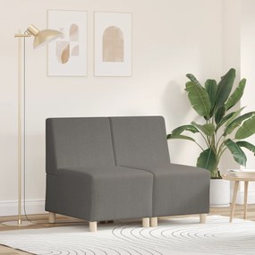 vidaXL Καθίσμα Σαλονιού 2 pcs Ανοιχτό γκρι 55 x 74 x 82 εκ. Βελούδο