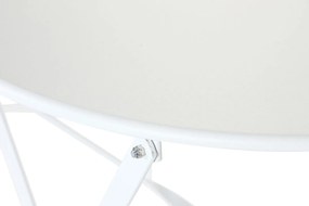 Σετ Τραπέζι με 2 Καρέκλες Home ESPRIT Λευκό 60 x 60 x 71 cm