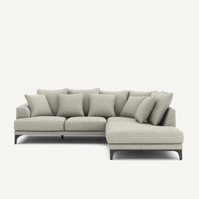 Γωνιακός καναπές από tweed ύφασμα, ARMENTO